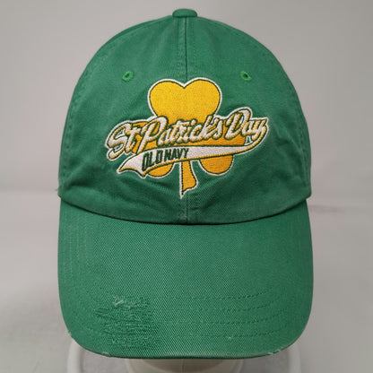Old Navy Baseball Cap Green One Size St Patricks Day Shamrock Clover Irish Hat
