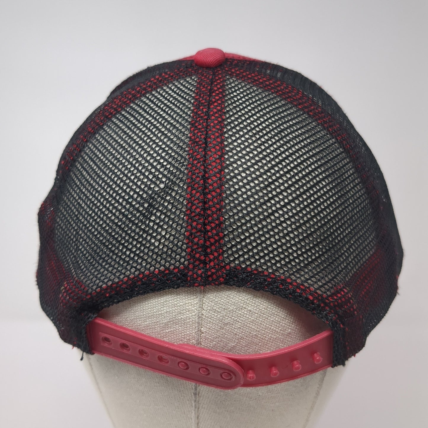 Girton Propane Services Snapback Trucker Hat Red One Size Mesh Back