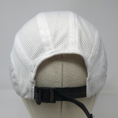 Big Accessories Baseball Cap White One Size Reflective Trim Mesh Strapback Hat