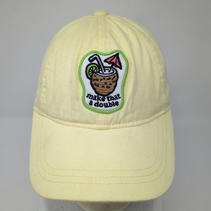 Make That A Double Cocktail Slideback Hat Yellow One Size American Eagle