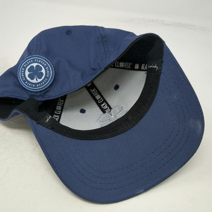 Black Clover Baseball Cap Blue M Clover Live Lucky Stretch Fit Textured Hat