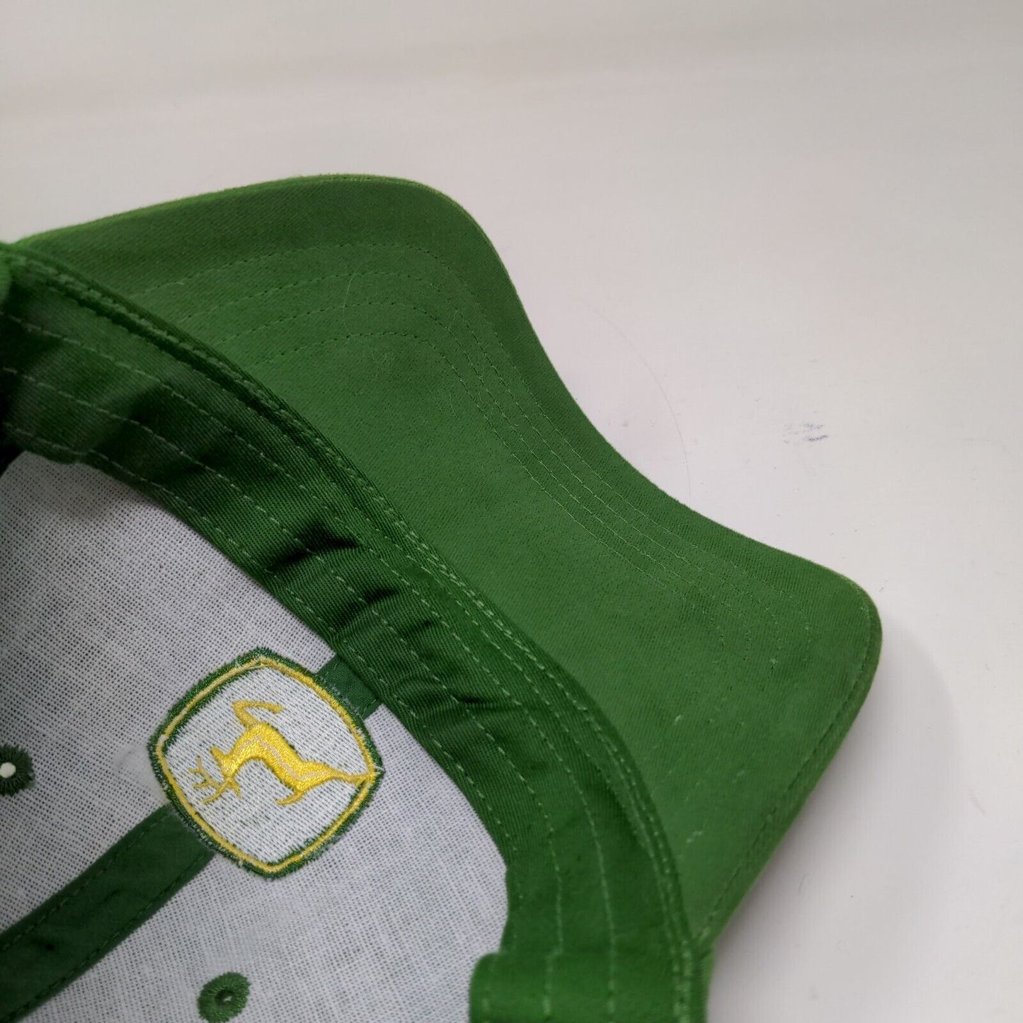 Cary Francis Group Men's Slideback Hat Green OSFA Embroidered John Deere Logo