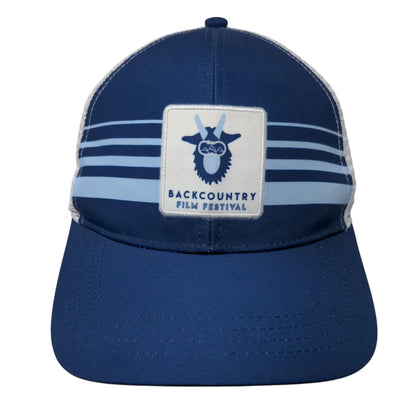 Bac Country Film Festival Snapback Trucker Hat Blue OSFM Mesh Back Boco Gear