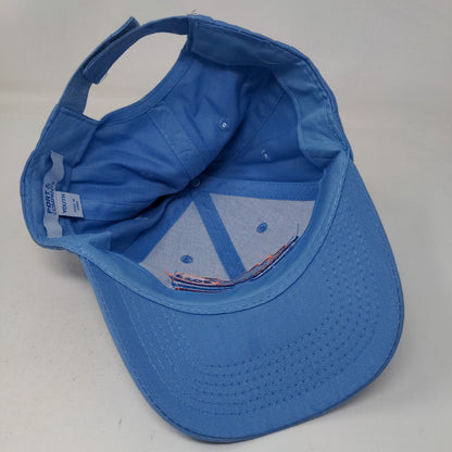 Port & Company Boy's Strapback Hat Blue Embroidered 2023 Columbia Cup Logo