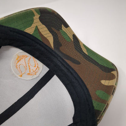 CrossFit Fireside Snapback Trucker Hat Camo One Size Pacific Headwear