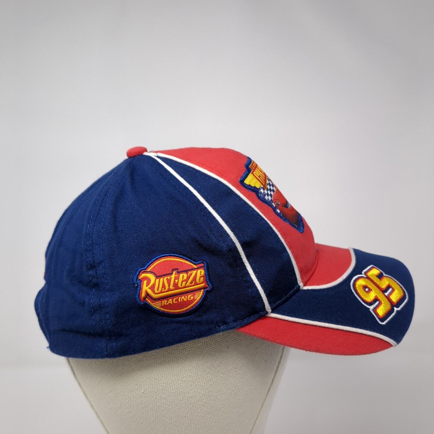Lightning McQueen Strapback Hat Multicolor One Size Disney Pixar Cars