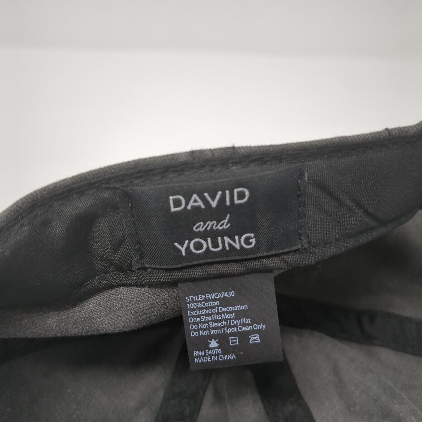 MAMA Bear Slideback Hat Gray One Size Adjustable Embroidered David And Young
