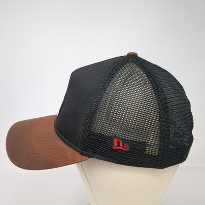 New Era Trucker Hat Black One Size MLB LA Dodgers 50th Anniversary Snapback