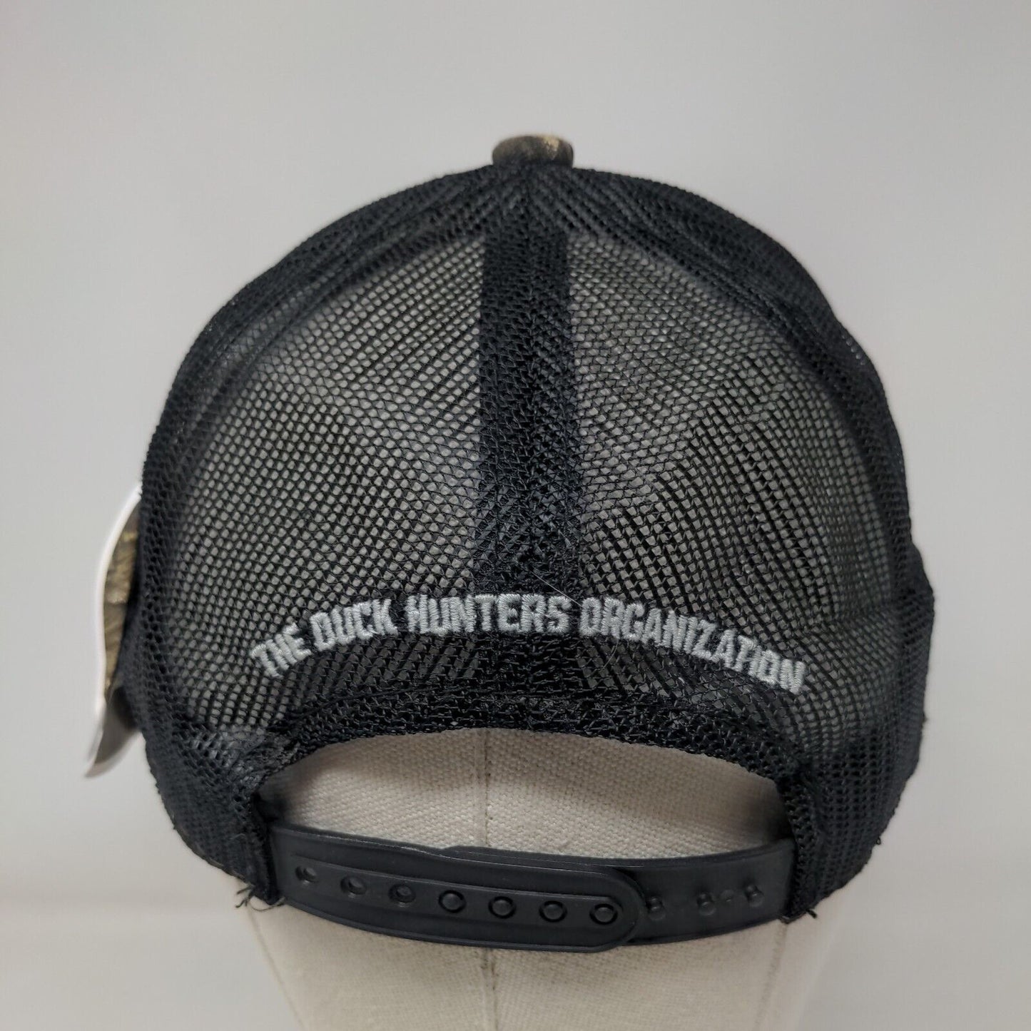 Delta Waterfowl Snapback Trucker Hat Camouflage OSFM Mesh Back Outdoor Cap