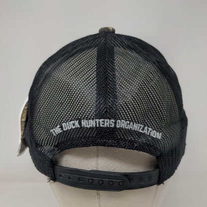 Delta Waterfowl Snapback Trucker Hat Camouflage OSFM Mesh Back Outdoor Cap