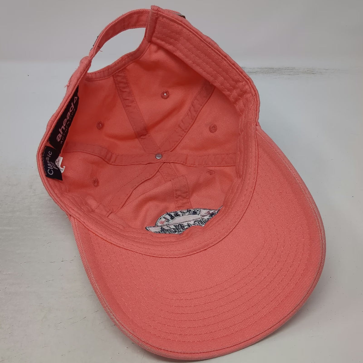 Ahead Mile High Marina McCall Idaho Pink One Size Baseball Cap Slideback Hat