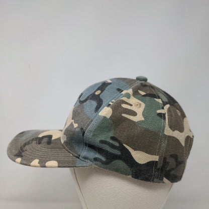 Unbranded Strapback Hat Camouflage One Size Vented Holes Adjustable Polyester