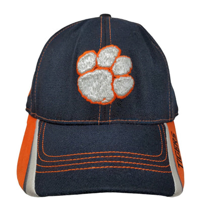 Top of the World Men's Fitted Hat Blue OSFA Clemson Tigers Embroidered Logo