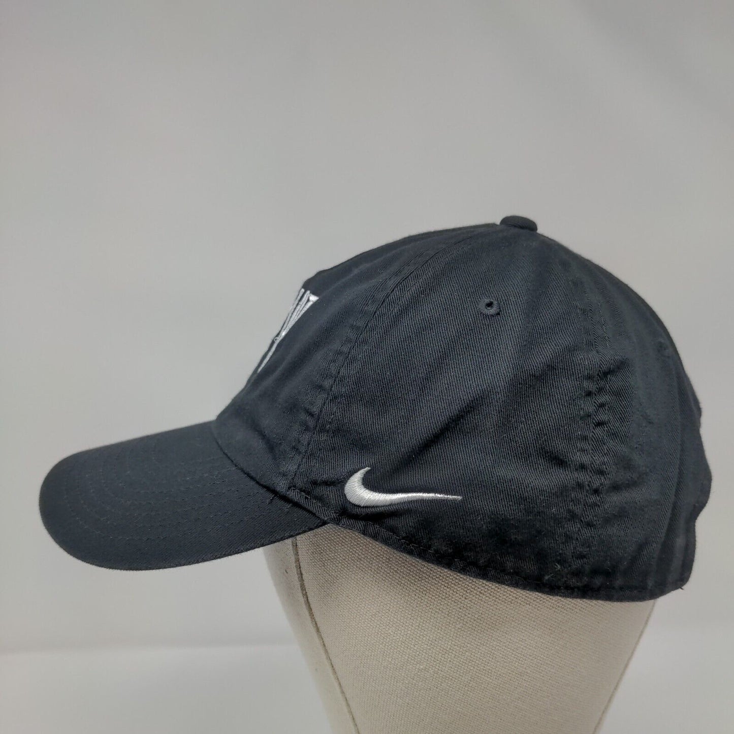 Method10 Slideback Hat Black OSFM Adjustable Embroidered Swoosh Heritage86 Nike