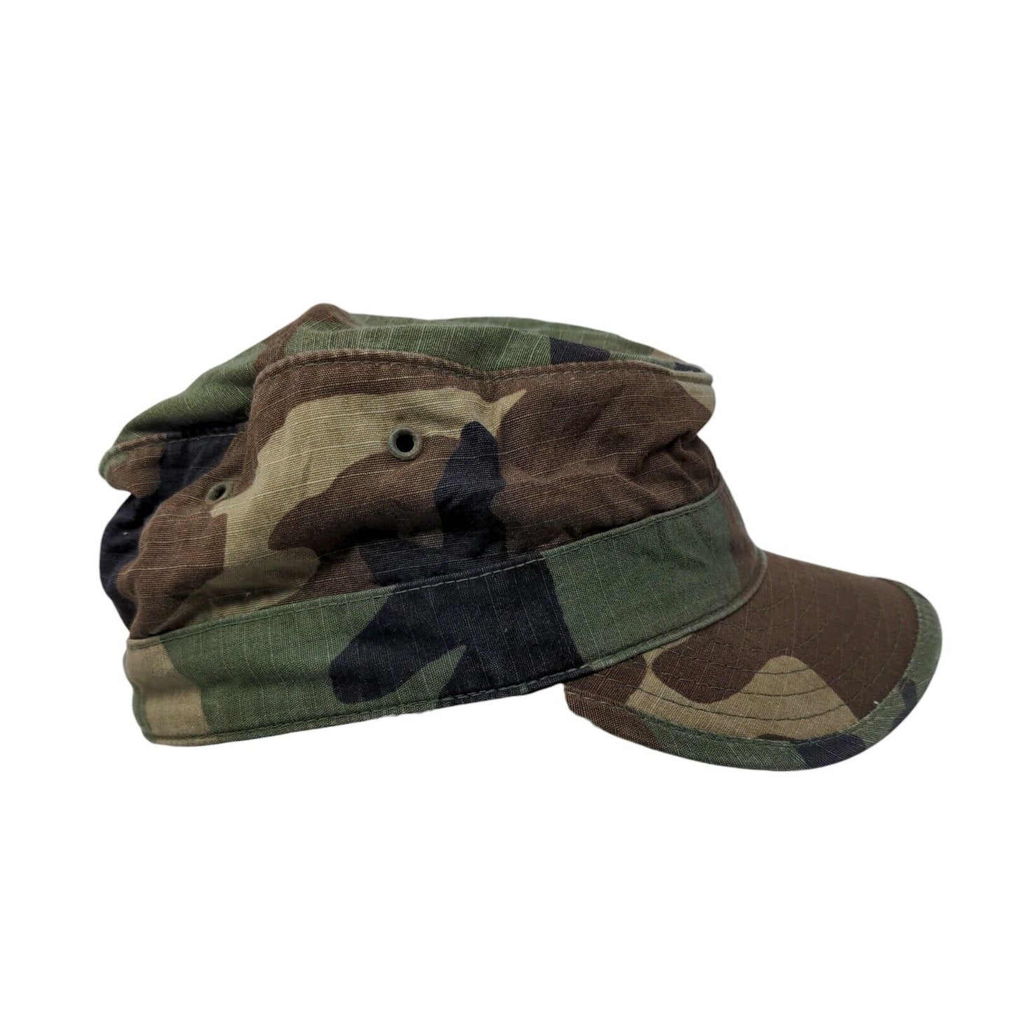 Atlas Headwear Fitted Cadet Army Cap Hat Camouflage 6 7/8 Vent Holes Blank