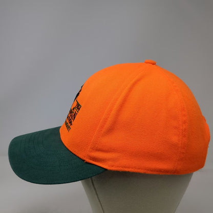 Rocky Mountain Elk Foundation Baseball Cap Orange Green One Size Strapback Hat