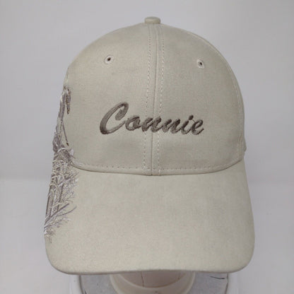 Connie Strapback Hat Tan OS Adjustable Embroidered Wildlife Series Dri-Duck