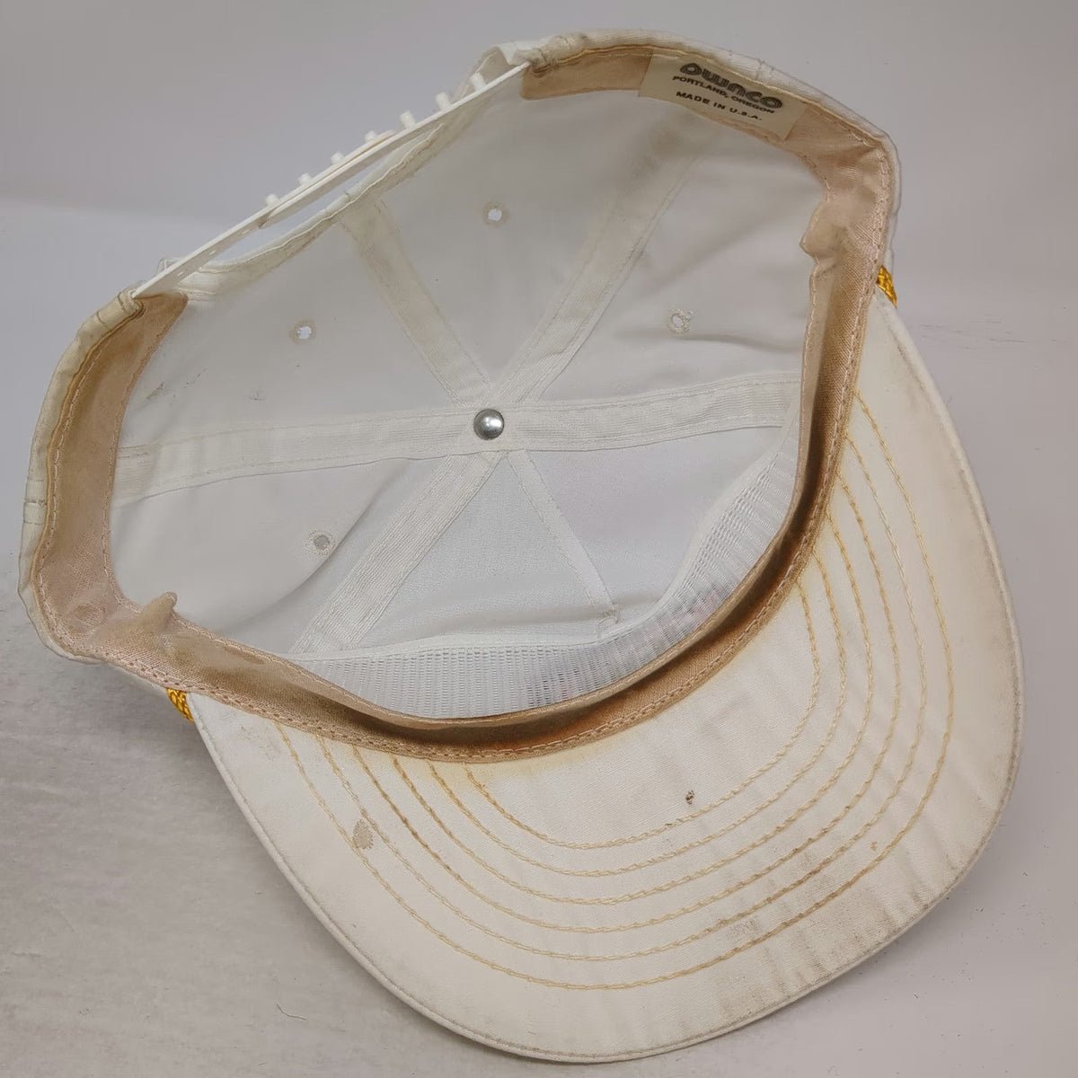 Ownco 5 Panel White One Size Snapback Hat Anderson Lumber 100 Years Centennial