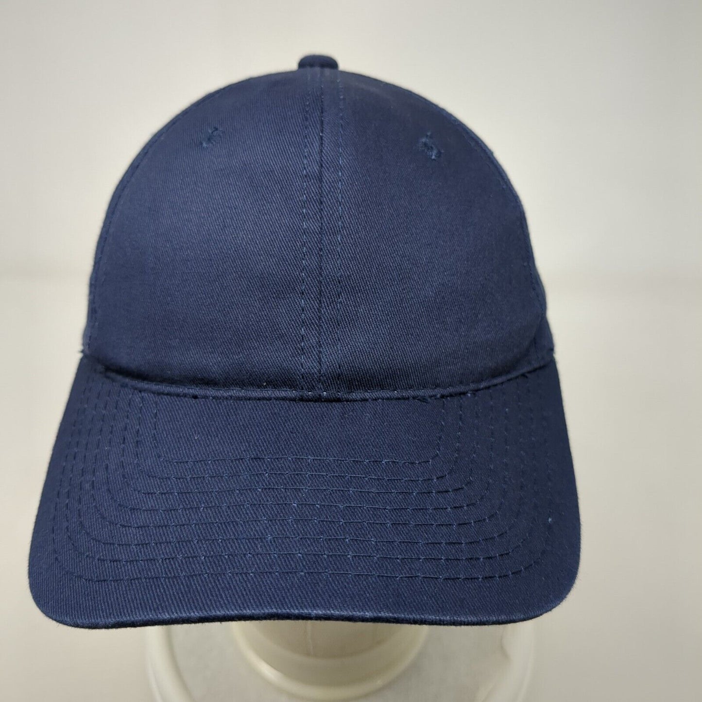 Broner Snapback Hat Blue OSFM Adjustable Vented Holes 6 Panel Blank Cotton