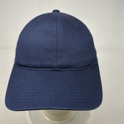 Broner Snapback Hat Blue OSFM Adjustable Vented Holes 6 Panel Blank Cotton
