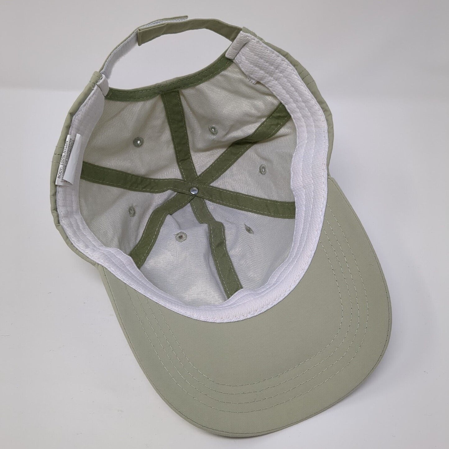 Unbranded Strapback Hat Tan One Size Adjustable Embroidered 6 Panel Blank