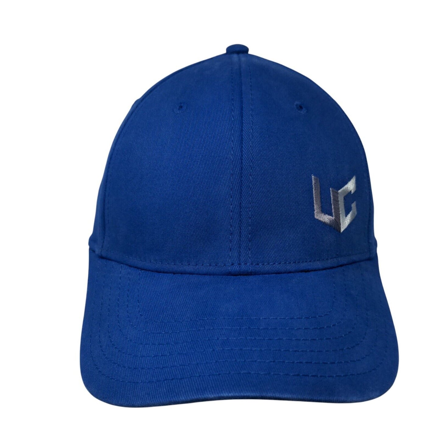 UC Fitted Hat Blue S/M Flexfit Embroidered Vented Holes 6 Panel Otto Cap