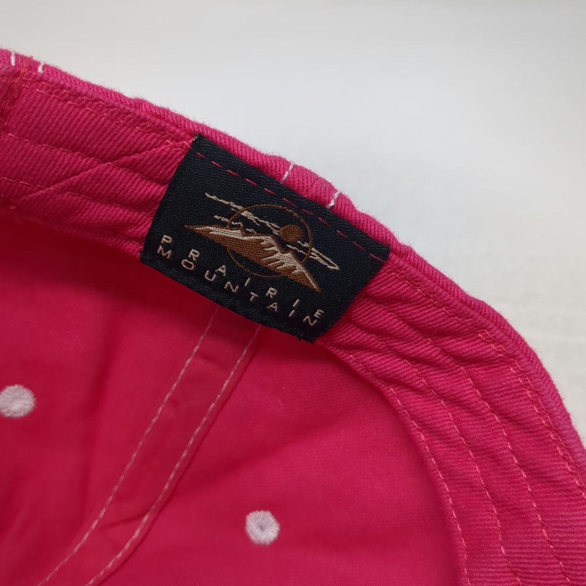 Park Mountain Baseball Cap Pink One Size Yellowstone Flower Contrast Stitching