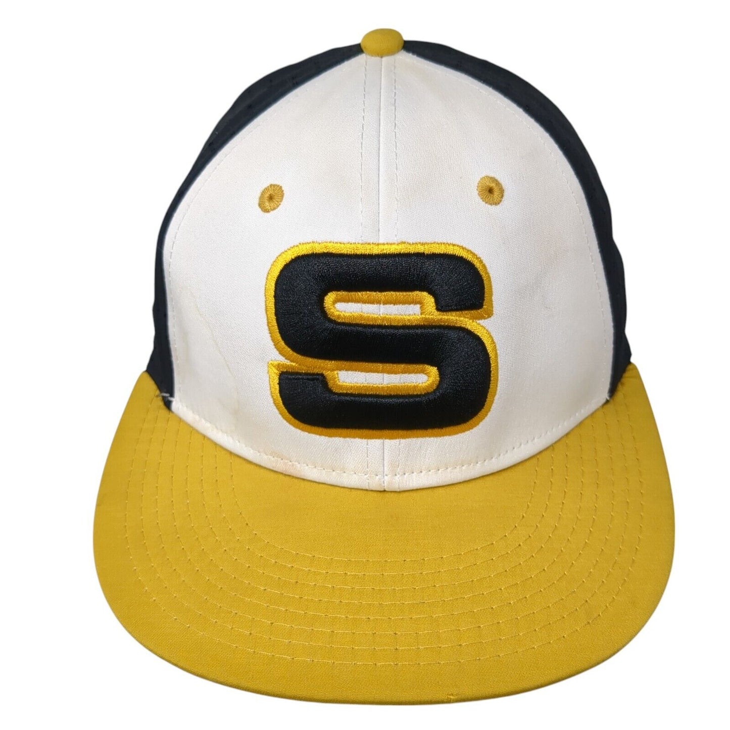 Soar Fitted Hat Multi Small Embroidered Colorblock The Game 6 Panel