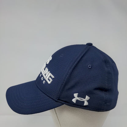 Sterling College Fitted Hat Blue L/XL Solid Embroidered Under Armour