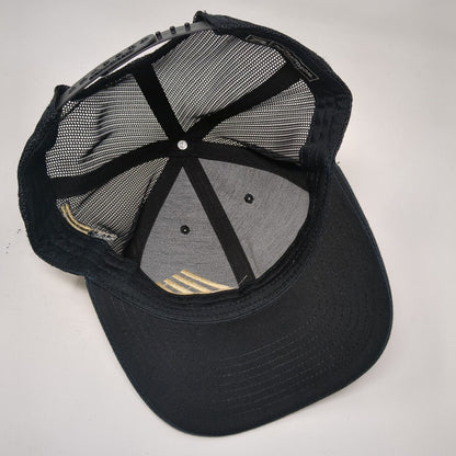 Creighton Contracting LLC Snapback Trucker Hat Black OSFA Mesh Back Richardson