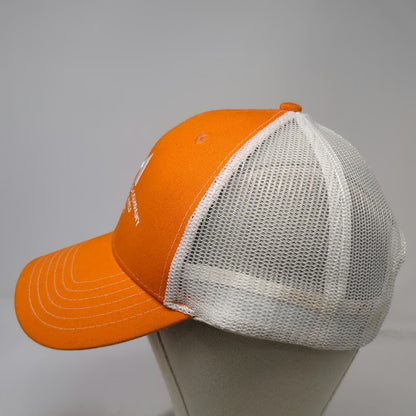 Brewery Branding Co Trucker Hat Orange White OSFM Mesh Snapback McCall Brewing