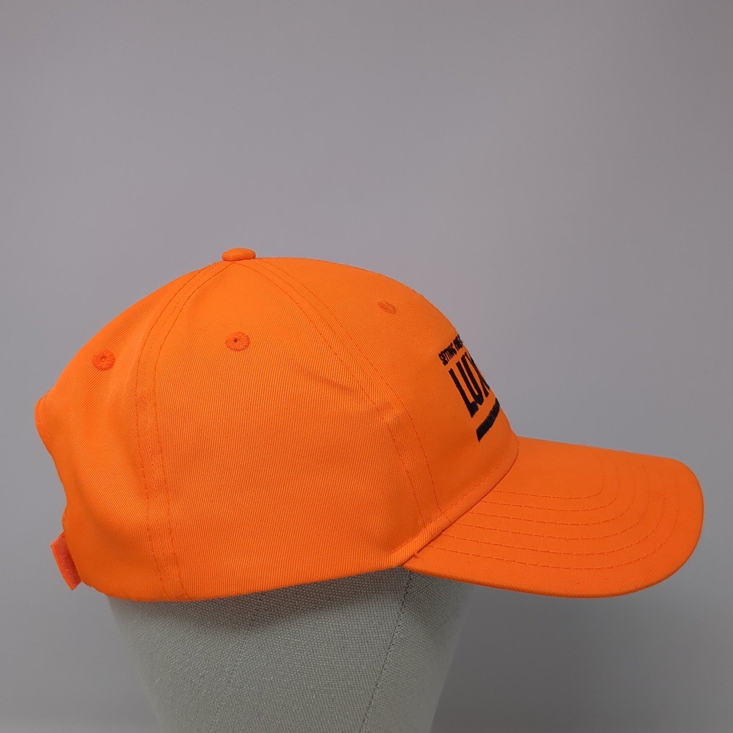 Setting The Performance Standard Baseball Cap Orange One Size Adjustable Otto