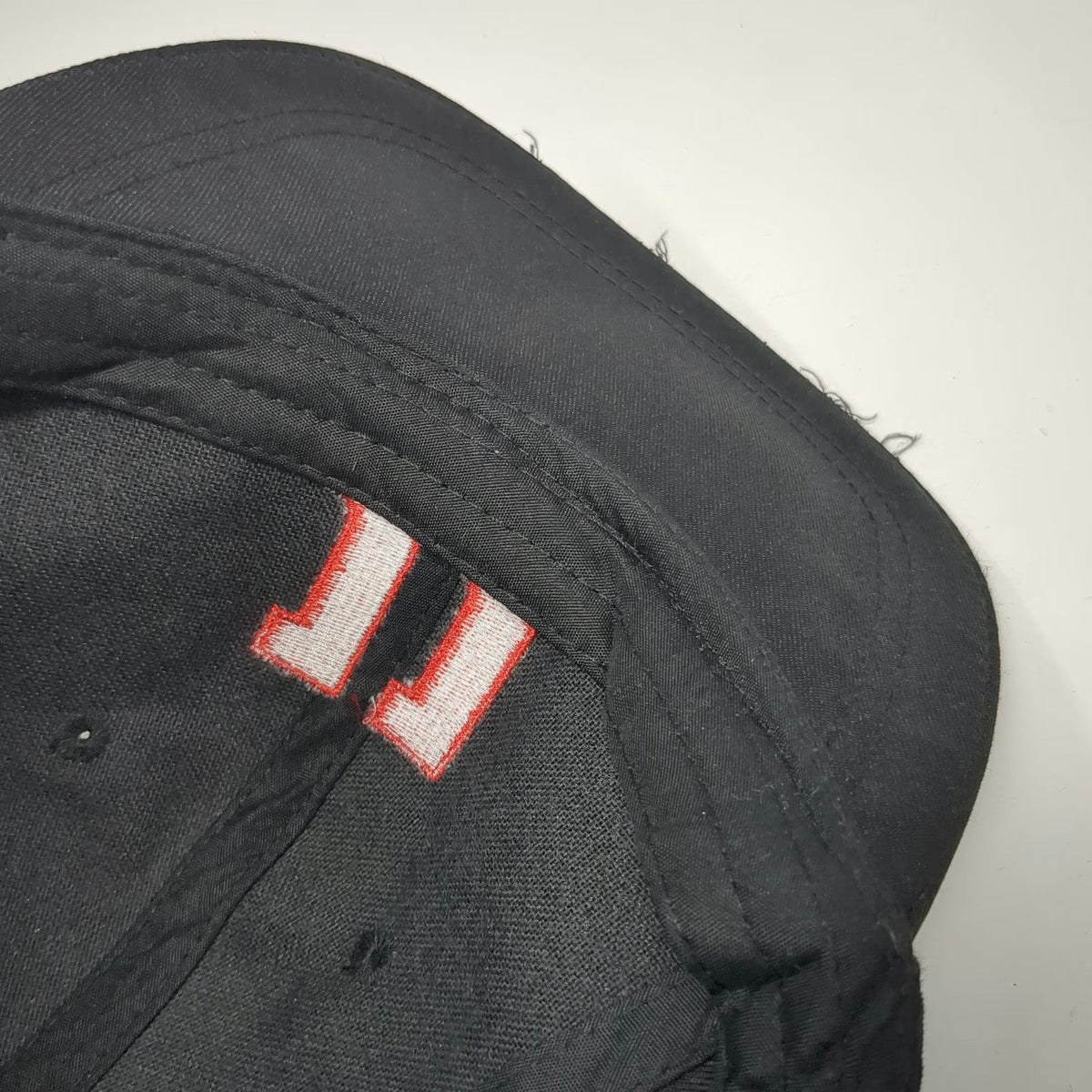Jimmy John's Snapback Black Red One Size Embroidered Logo Polyester Sandwich Hat