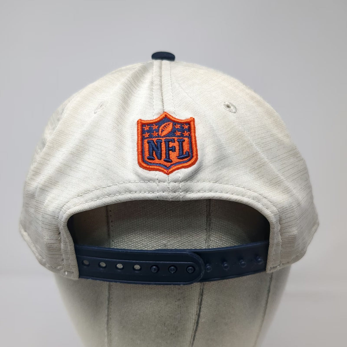 Chicago Bears NFL New Era Snapback Hat Gray Blue One Size 9FORTY Curved Brim