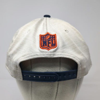 Chicago Bears NFL New Era Snapback Hat Gray Blue One Size 9FORTY Curved Brim