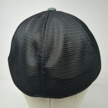 Pacific Headwear Baseball Cap Gray XL Aztec Welding LLC Fitted Mesh Hat Workwear