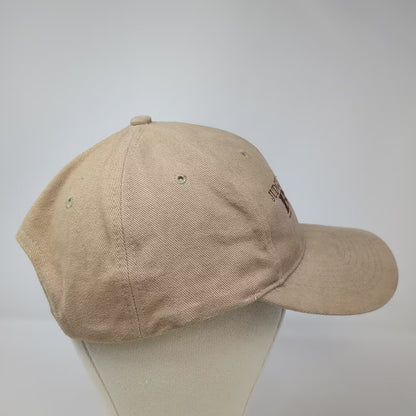 Nissin Cap Judge Joe Brown Embroidered Beige Snapback Hat Adjustable OS Promo
