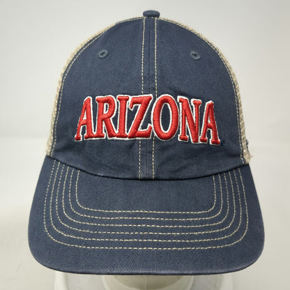 '47 Arizona Wildcats NCAA Trucker Hat Blue Beige One Size Snapback Mesh Green