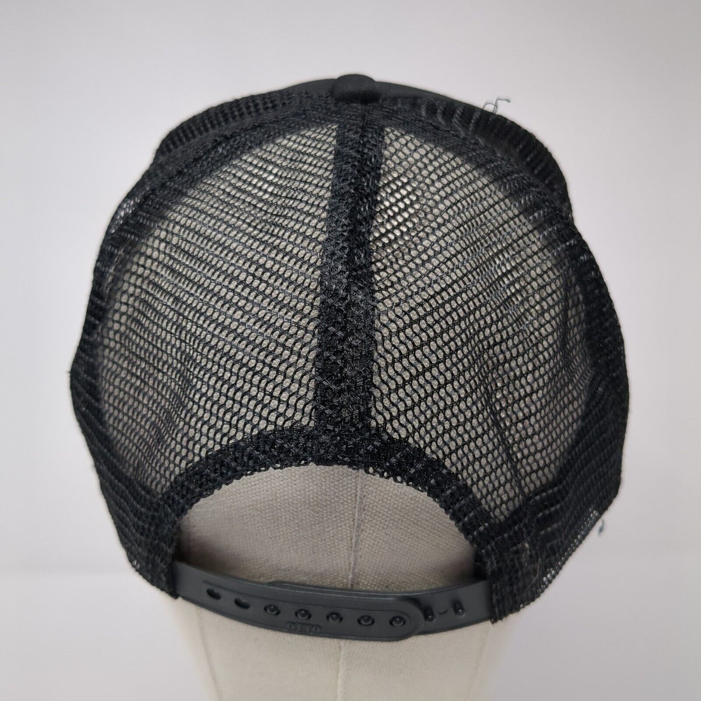 Malibu Axis Just Ride Tour '18 Rope Trucker Hat Black One Size Mesh Back