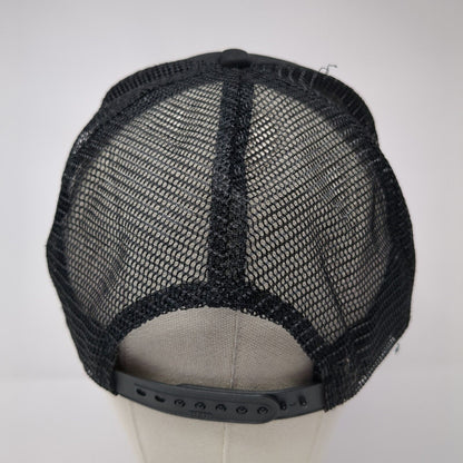 Malibu Axis Just Ride Tour '18 Rope Trucker Hat Black One Size Mesh Back