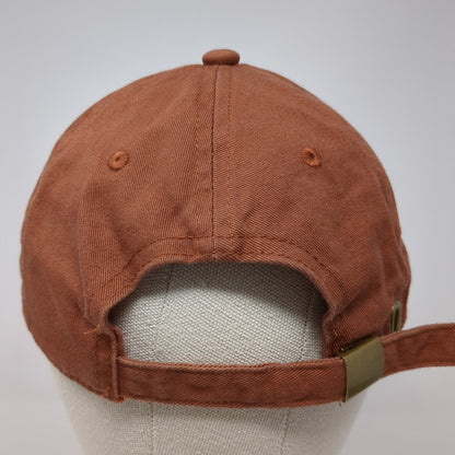 Unbranded Slideback Hat Brown One Size Adjustable Solid Blank 6 Panel