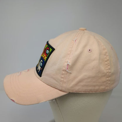 Mi:ka: Among Us You Look Sus Pink Baseball Cap One Size Distressed Ripped Hat