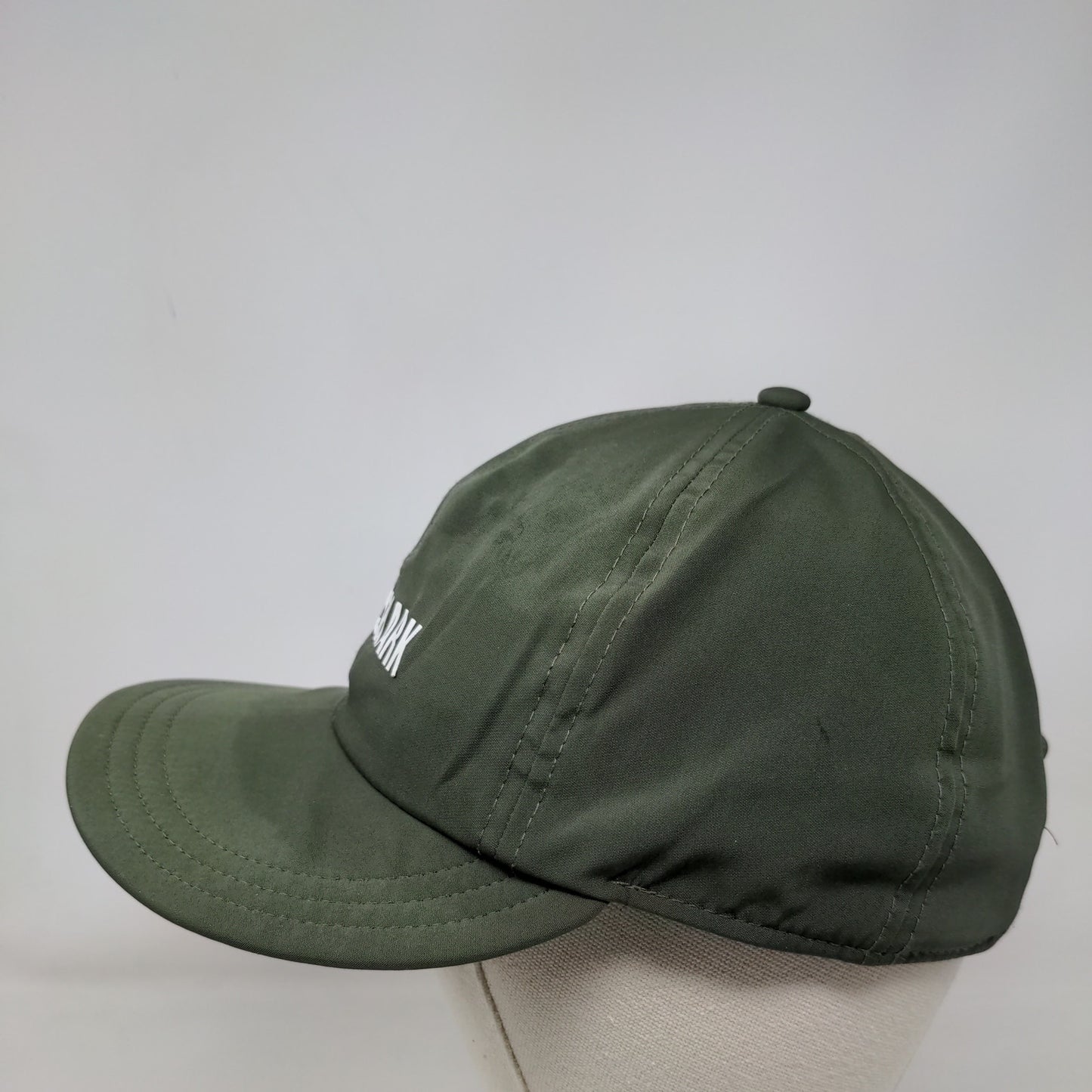 Gymshark Slideback Hat Green One Size Adjustable 6 Panel Polyester Blend