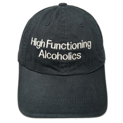 Port Authority Baseball Cap Black One Size High Functioning Alcoholics 2012 Hat