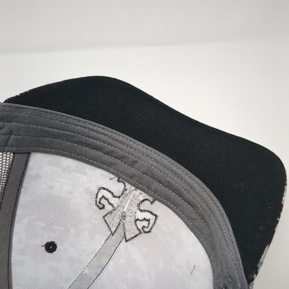 Richardson Snapback Trucker Hat Camo OSFA Embroidered Logo Mesh Back