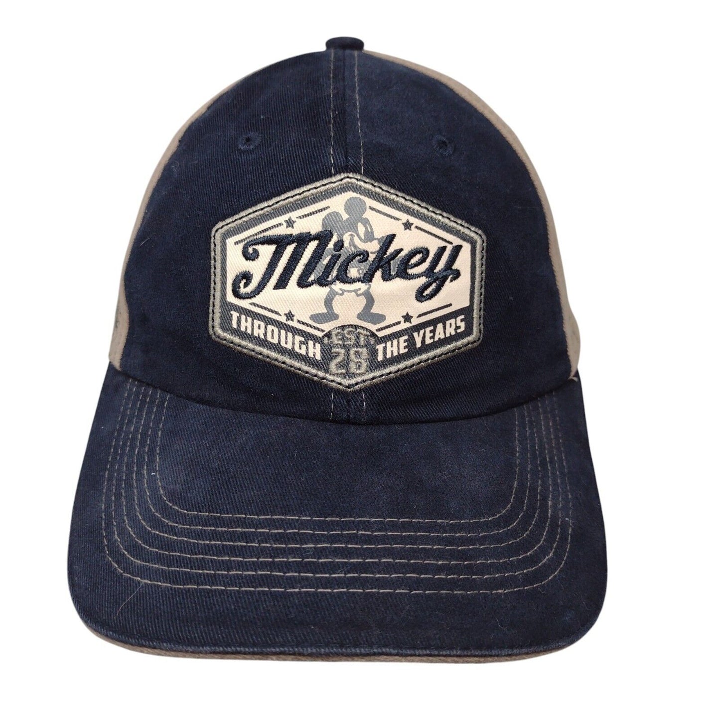 Mickey Through The Years Strapback Hat Multi Adult Colorblock Disney