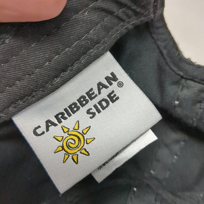 Caribbean Side Baseball Cap Black Red One Size Cancun Mexico 1970 Graphic Hat