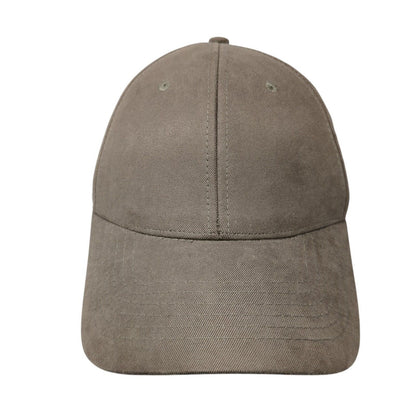 Unbranded Slideback Hat Brown One Size Adjustable Blank 6 Panel Solid