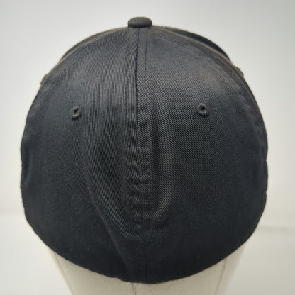 Flexfit Baseball Cap Black M Quality Electric Inc Service Dept Fitted Hat