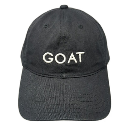 Aeropostale GOAT Black Baseball Cap One Size Slideback Cotton Adjustable hat